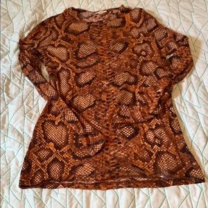 Snakeskin shirt